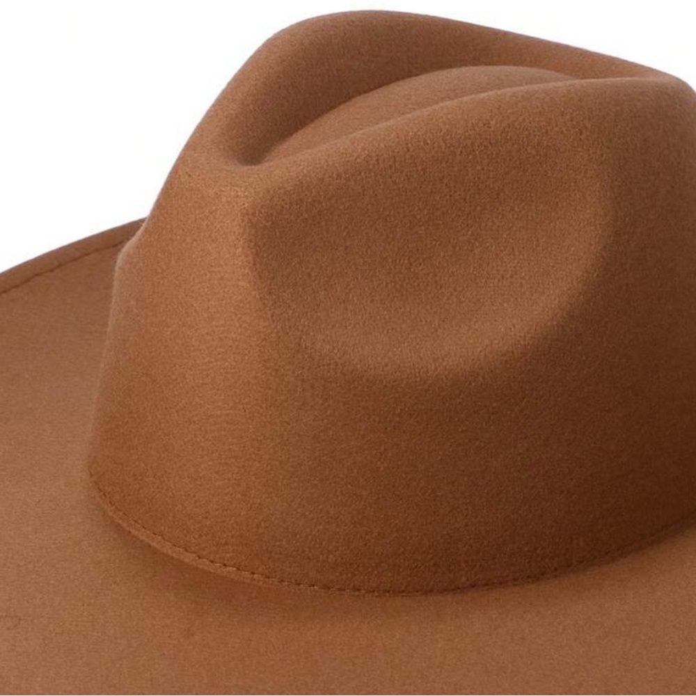 Western cowboy rancher hat wide brim fedora felt rancher hat cowgirl nashville - Picture 3 of 12